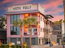 Hotel Folly with Marsh and Sunset Views