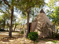 5 Yellow Flower - Tipis on the Guadalupe Accommodation Houston