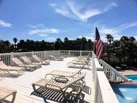 Classy Condo Overlooking Pool  Tropical Landscaping in Palm Cove 102 Accommodation Houston