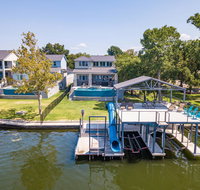 Luxury Lake LBJ House with Heated Swimming Pool and Spill Over Hot Tub and 2 Boat Slips - Accommodation Houston