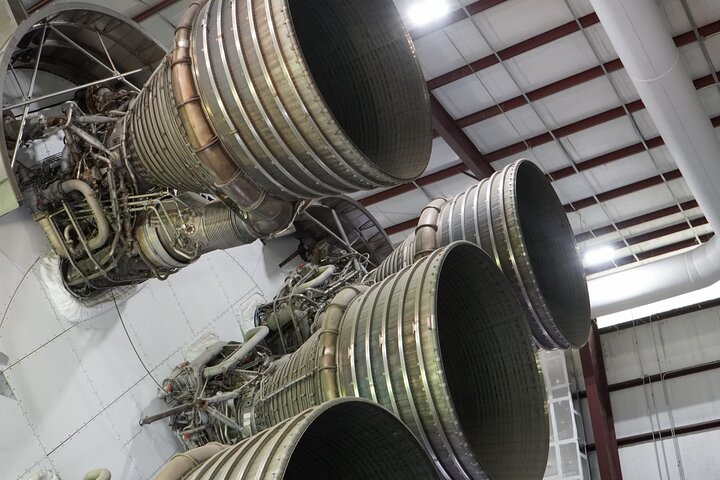 Nasa Space Center With Transportation
