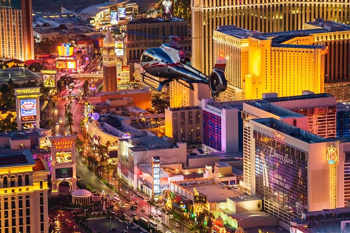 Las Vegas Strip Helicopter Night Flight With Optional Transportation - thumb 1